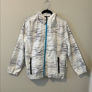 NWT Brooklyn Cloth White Marbled Jacket